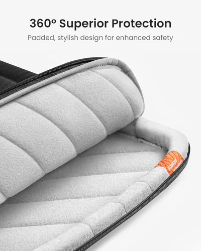 Vista 3 de tomtoc Estuche protector 360 para portátil de 13 pulgadas para el nuevo Surface Pro 11th, Copilot+PC 2024, Surface Pro 10/9/8/X con teclado Negro