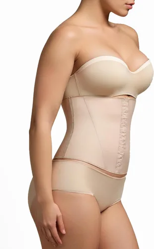 Vista 2 de Squeem Faja moldeadora de cintura perfectamente curva, faja moldeadora reafirmante para mujer, entrenador de cintura y moldeador de cintura