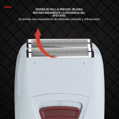 Vista 8 de Syrisora Recortadora eléctrica de la barba de la afeitadora de alternancia recargable USB para la herramienta blanca