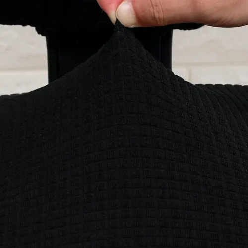 Vista 4 de Yikko Fundas para Silla de Oficina, Fundas Elásticas de Spandex para Silla de Computadora, Ajuste Súper para Asiento de Escritorio, Funda Protectora