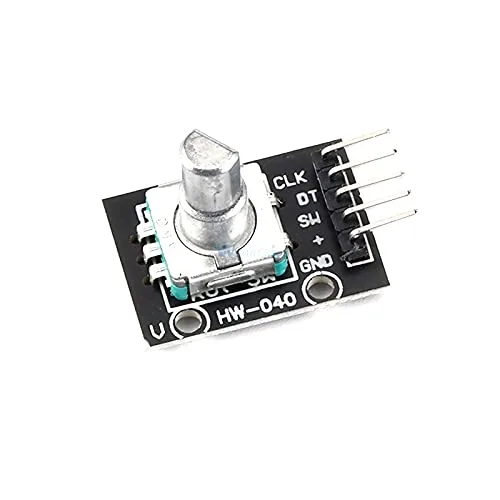 Vista 2 de 2 unids KY-040 360 grados Rotary Encoder Módulo para Arduino Compatible Sensor de Ladrillo Interruptor Desarrollo Junta KY-040 con Pines