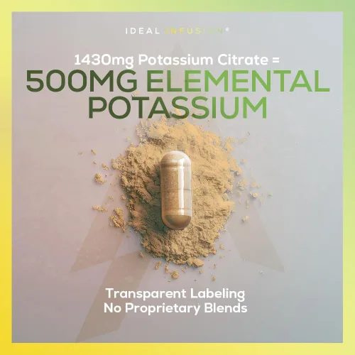 Vista 4 de Citrato de potasio 1430mg – Equilibrio de electrolitos, salud renal