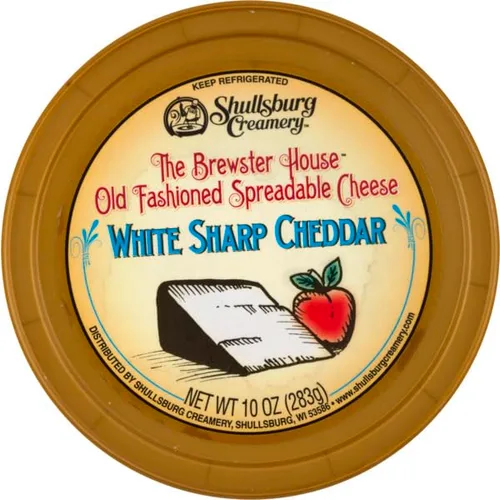 Vista 7 de Brewster House - Crema de queso cheddar blanco afilado - 10 oz.