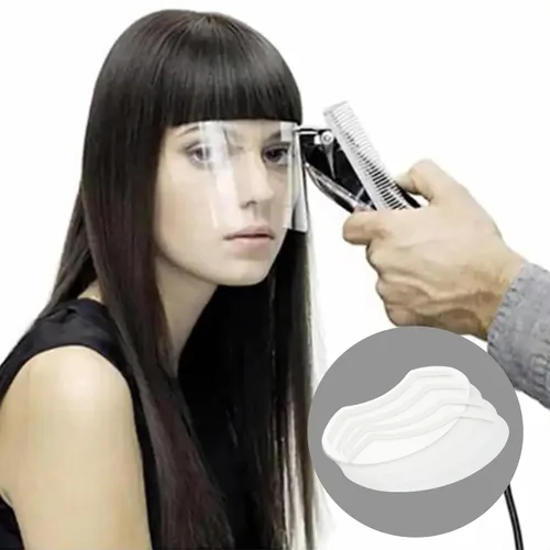 Vista 4 de 50 protectores faciales para ducha, protectores faciales de ducha, protector de ojos de plástico transparente para laca para el cabello, visera