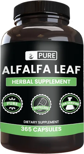 Vista 9 de Pure Original Ingredients Hoja de alfalfa, (100 cápsulas) siempre pura, sin aditivos ni rellenos, verificada por laboratorio