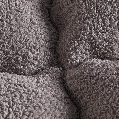 Vista 5 de WJXBoos Colchón de futón de franela de felpa, tatami japonés, cubrecolchón antideslizante grueso y transpirable, tapete para dormir para dormitorio