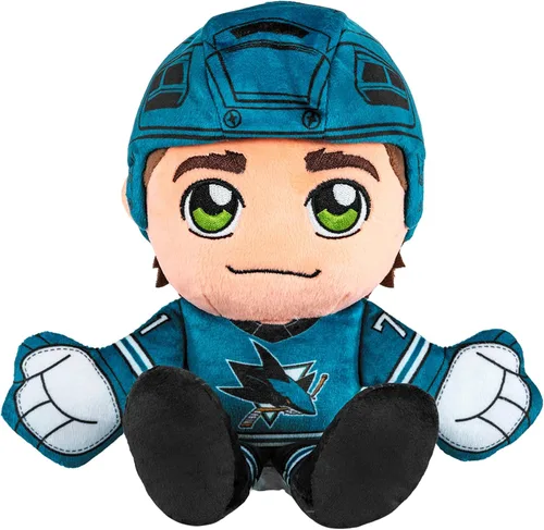 Vista 9 de Bleacher Creatures Calgary Flames Jonathan Huberdeau - Peluche sentado de 8 pulgadas de la NHL Kuricha - Superestrella de la NHL inspirada en Chibi