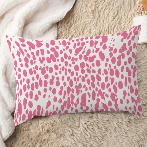 Vista 19 de ArogGeld Funda de cojín lumbar con estampado de leopardo y guepardo negro, funda de almohada para sofá, con manchas de animales marrones y negros
