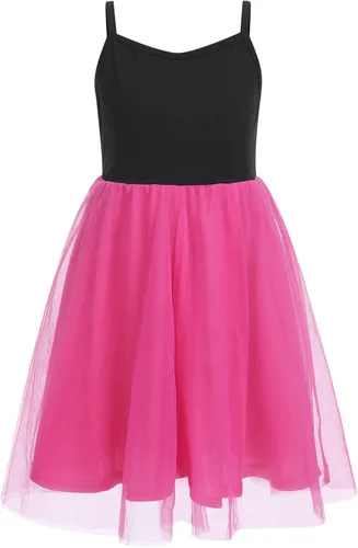 Vista 4 de Mommy and Me - Vestidos a juego con tutú de tul para verano, sin mangas, para playa, tirantes delgados, trajes a juego