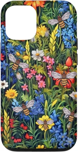 Vista 27 de Funda para iPhone 12 mini Bees And Wildflowers