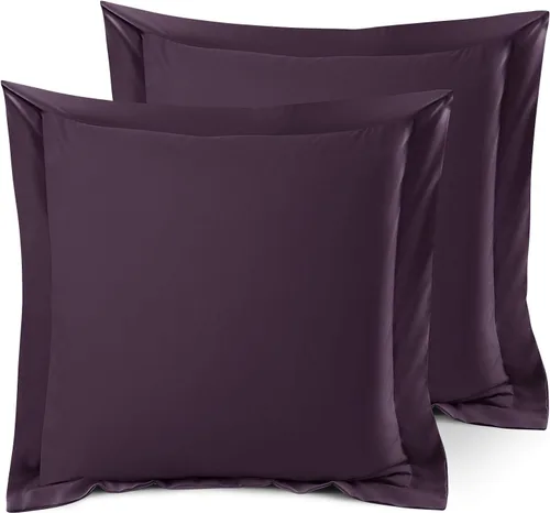 Vista 54 de Nestl Juego de 2 fundas tipo sham de almohada suaves - Fundas de almohada de microfibra de doble cepillado - Fundas de almohada de cama premium