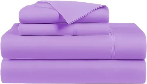 Vista 48 de AMAY Sábanas de 500 hilos 100% algodón egipcio tamaño individual, sábanas para cama de tamaño individual, algodón de fibra extra larga, calidad