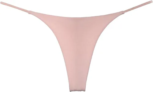 Vista 37 de Tanga de encaje sin costuras para mujer, ropa interior de cintura alta con tiras en G Serie 010-leopardo