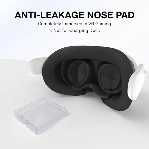 Vista 5 de VR Anti-Leakage Nose Pad Cushion for Meta Quest 3 Headset Accessories, VR Nose Cover Only for Oculus Quest 3 Original Headset