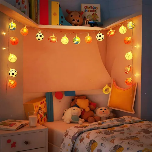 Vista 4 de Bencailor Tira de luces deportivas de 5 pies para decoración de fiestas