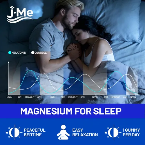 Vista 6 de Complejo de magnesio para mujeres y hombres, gomitas complejas de magnesio