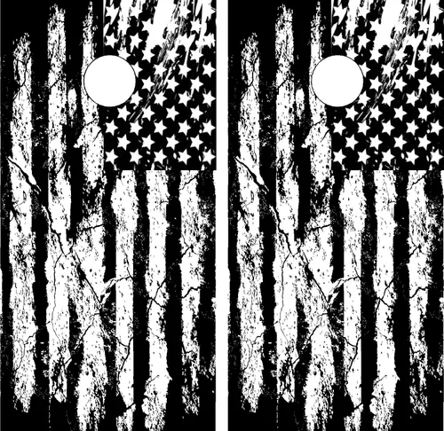 Vista 4 de GRAPHIX EXPRESS Cornhole Set Wraps - Cornhole Decals - Vinyl Wraps & Skins for Boards