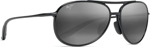 Vista 2 de Maui Jim Mens and Womens Alelele Bridge Polarized Aviator Sunglasses