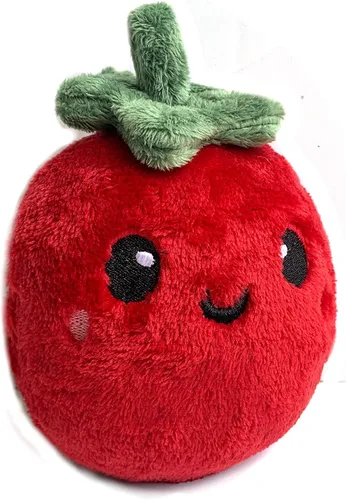 Vista 3 de Juguete de peluche de tomate Kawaii Jardinero Vegetal Jardín Regalo Heirloom