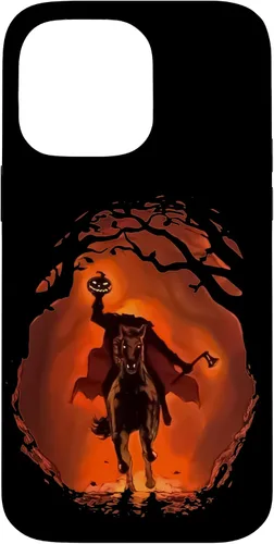 Vista 21 de iPhone 16 halloween scary pumpkin headless horseman Case