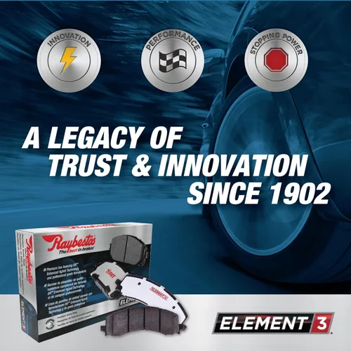 Vista 6 de Raybestos Premium Raybestos Element3 EHT™ Juego de pastillas de freno traseras de repuesto para modelos Audi A3/A4/A6/A8/Allroad/S6/S8/TT