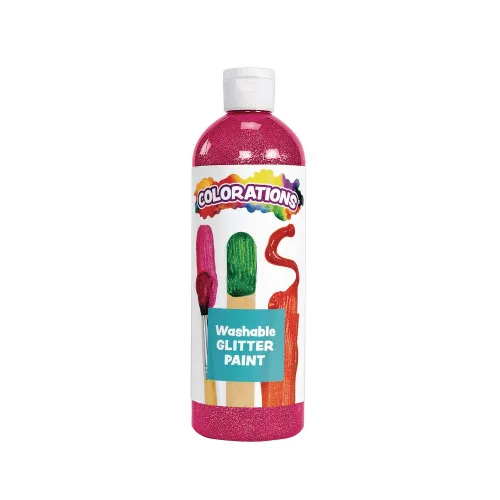 Vista 12 de Colorations Pinturas con purpurina lavables sin parabenos para niños, juego de 11, 16 onzas cada una, no tóxicas y fabricadas en los Estados Unidos.