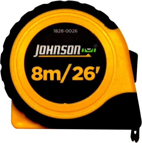 Vista 6 de Johnson Level & Tool 1828-0010 - Cinta métrica (10 pies), color negro y amarillo, 1 cinta