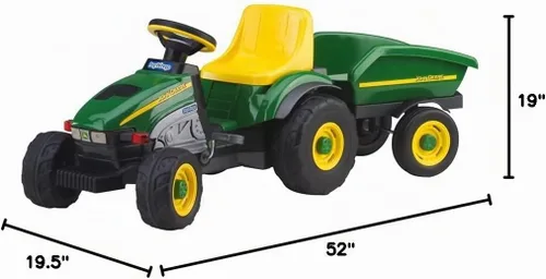 Vista 7 de Tractor y remolque de granja John Deere de Peg Perego
