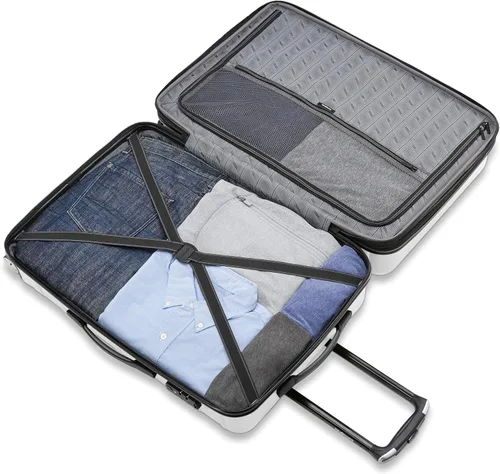 Vista 6 de Samsonite Omni 2 - Maleta rígida expandible con ruedas giratorias, unisex, Abedul blanco