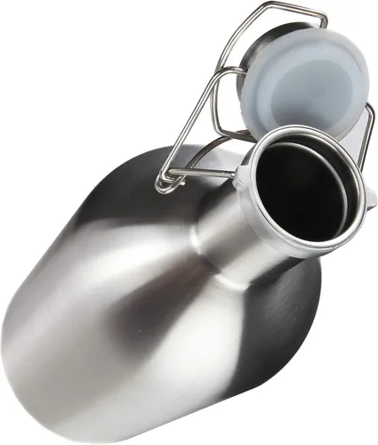 Vista 5 de Trenton Gifts Groler de acero inoxidable a prueba de fugas Capacidad para 2 litros