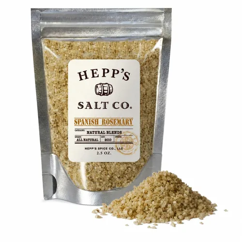 Vista 10 de Hepp's Salt Co. Bolsa de sal marina de limón de 2 onzas