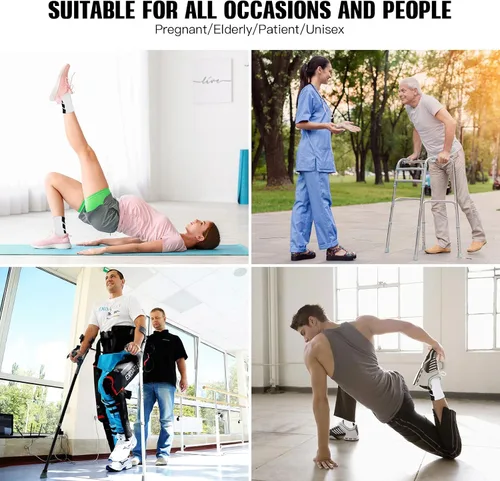 Vista 6 de Calcetines de agarre de fútbol antideslizantes, calcetines de fútbol antideslizantes para fútbol, baloncesto, deportes, 3 pares, talla única