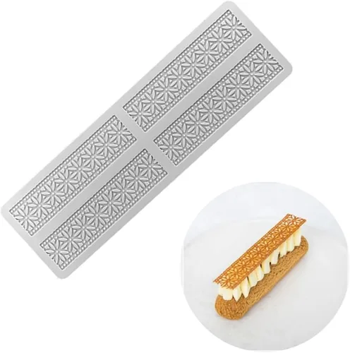 Vista 19 de Molde de encaje de hojas huecas 3D para fondant, molde de múltiples hojas y flores para dulces, chocolate, azúcar, decoración de pasteles, parte