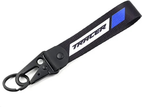 Vista 9 de Carretes de basculante CNC de 0.236 in con tornillos deslizantes y llavero de insignia de bordado para Yamaha Tracer900 700 GT Tracer 9/ 7 GT MT09