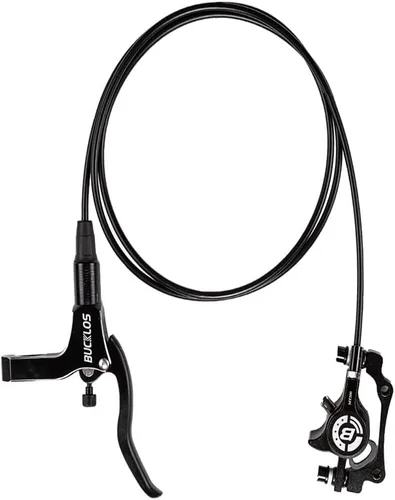 Vista 9 de BUCKLOS Frenos de disco hidráulicos MTB para bicicleta de montaña, delantero izquierdo 31.496 in derecho trasero 59.055 in bicicleta freno