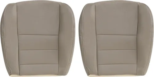 Vista 9 de Priprilod Funda de asiento de repuesto para parte inferior del lado del conductor, color bronceado, compatible con Ford F250 F350 Super Duty Lariat