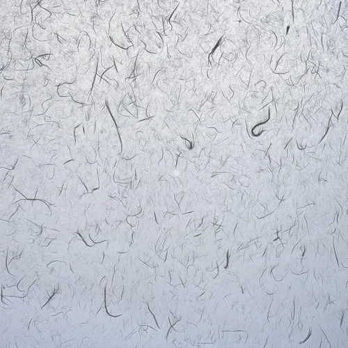 Vista 4 de Rollo de papel de morera tradicional coreano HanJi con textura de fibra natural UnYong-Ji Blanco 21.3 "x 787.4" (54 cm x 20 m)