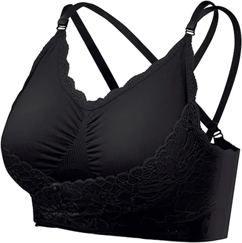 Vista 2 de Eleplus 4 Pieces Comfy Bra Top Yoga Push Light Balcony Bra for Women Womens Bra Bra Set 36C Strapless Supportive Bra