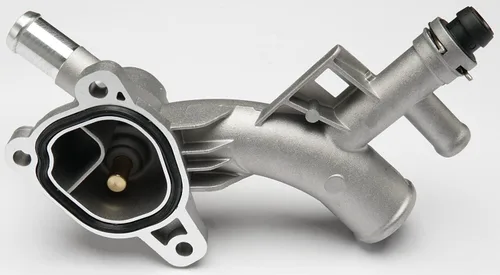 Vista 7 de Carcasa de termostato de refrigerante de motor de aluminio con salida de agua compatible con Chevy Cruze 2011-2016, Chey Sonic 2012-2020, Chevy Trax