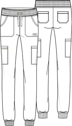 Vista 8 de EDS Essentials DK065 - Ropa quirúrgica para mujer