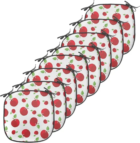 Vista 137 de Ambesonne Flamingo - Cojín de asiento para silla, diseño de fantasía exótica con elementos de vida silvestre hawaiana en colores pastel, acolchado