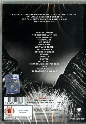 Vista 2 de Slipknot Day of the Gusano Live in Mexico