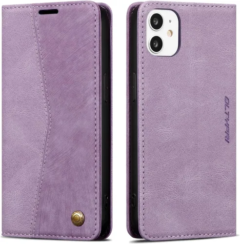 Vista 109 de QLTYPRI Para iPhone Air Case Wallet Con Tarjetero, Vintage PU Cuero Kickstand Cierre Magnético A Prueba De Golpes Folio Libro Funda Para IPhone 17