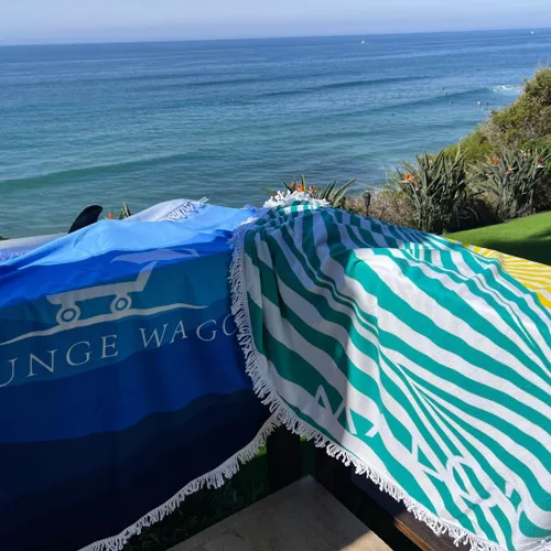 Vista 9 de Malo'o Toalla de playa grande de gran tamaño, máxima comodidad y estilo: toalla de playa redonda de 60 pulgadas con microfibra de algodón, secado