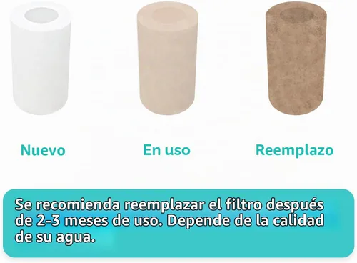 Vista 4 de 5 piezas de elementos filtrantes, para extensión de aireador de llave giratoria de 1080° con filtro