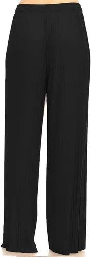 Vista 2 de Pantalones Palazzo para mujer, pantalones culottes sólidos y a rayas