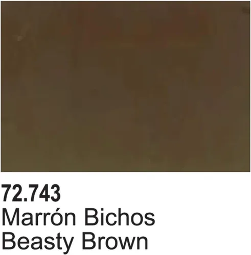 Vista 2 de Vallejo Juego Air Beasty Brown Paint