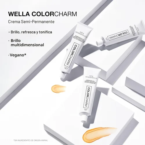 Vista 5 de COLORCHARM - Tinte permanente para el cabello, tinte para el cabello para cobertura de canas, añade brillo, 2 onzas Shea Butter Free of ammonia