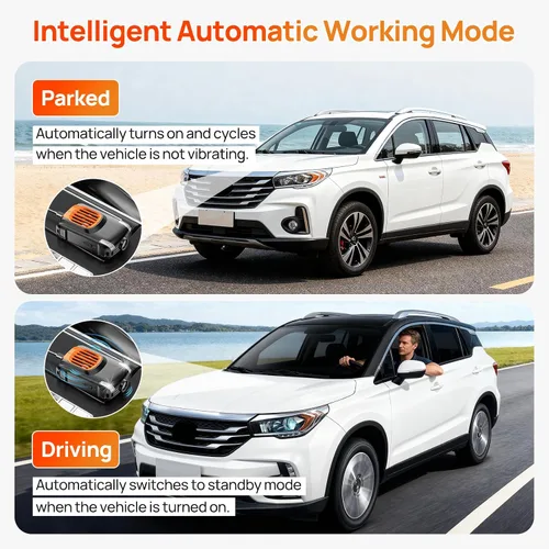 Vista 6 de 2 paquetes de repelente de roedores para motores de automóviles, repelente ultrasónico de ratas y plagas para debajo del capó del automóvil