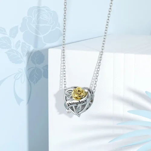 Vista 3 de DALARAN 925 Sterling Silver Mother Daughter Sister Wife Friend Grandma Charms Bead for Charm Bracelet Necklace